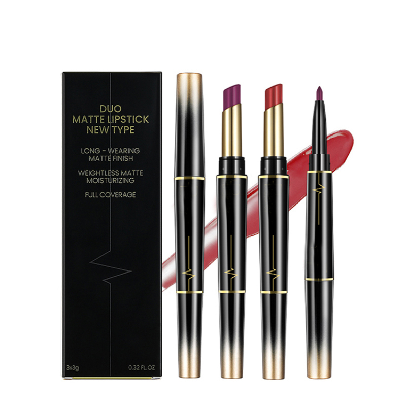 wholesale make up vegan matte lipstick, waterproof lip liner pencil
