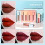 Custom 6 pcs Clear Shiny liquid lipstick sets  Waterproof Matte Lip Glaze Lip Gloss Set