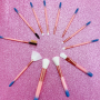 Cheap 12pcs Custom Private Label Makeup Brushes pink makeup brush set