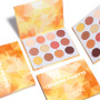 long lasting waterproof 12 Colors bulk vegan Eyeshadow  Make up Eye Shadow Pallet Customize