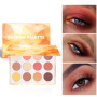 long lasting waterproof 12 Colors bulk vegan Eyeshadow  Make up Eye Shadow Pallet Customize