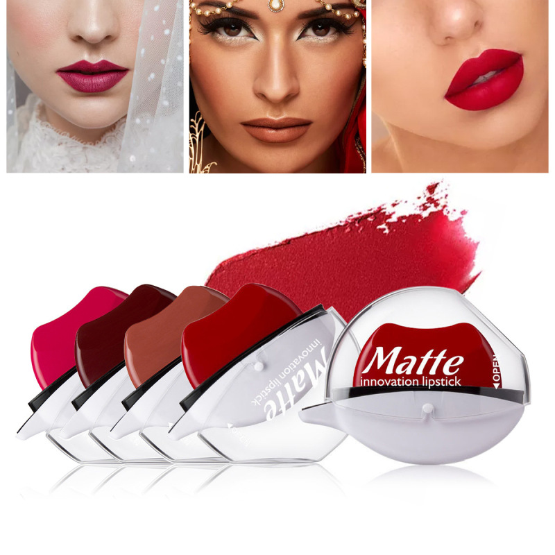 46 colors Wholesale Custom Long Lasting Matte waterproof nude Vegan Lips Shape Lipstick