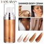 4 Colors Private Label Vegan Golden Face Body Shimmer Oil Bronzer Private Label Makeup Highlighter
