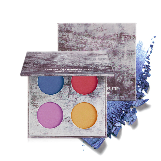 Custom Private label Cosmetic Palette 4 Color Eye Shadow
