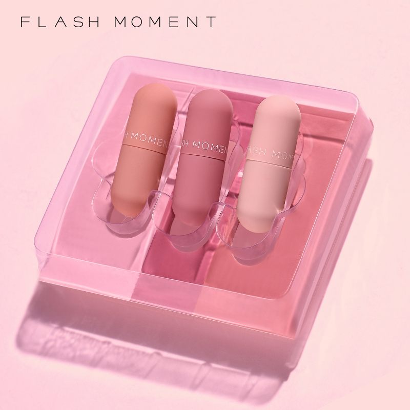 Long-Lasting Moisturizing Cute Mini Capsule Lipstick Liquid Cosmetics Matte Mini Lipstick Set