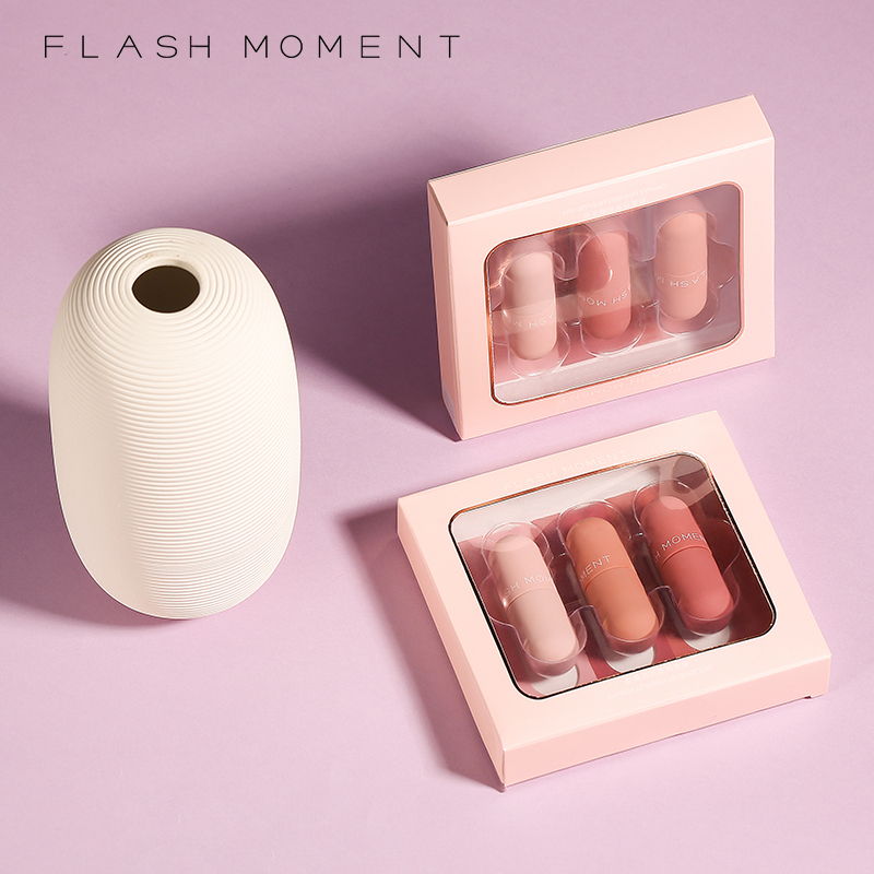 Long-Lasting Moisturizing Cute Mini Capsule Lipstick Liquid Cosmetics Matte Mini Lipstick Set