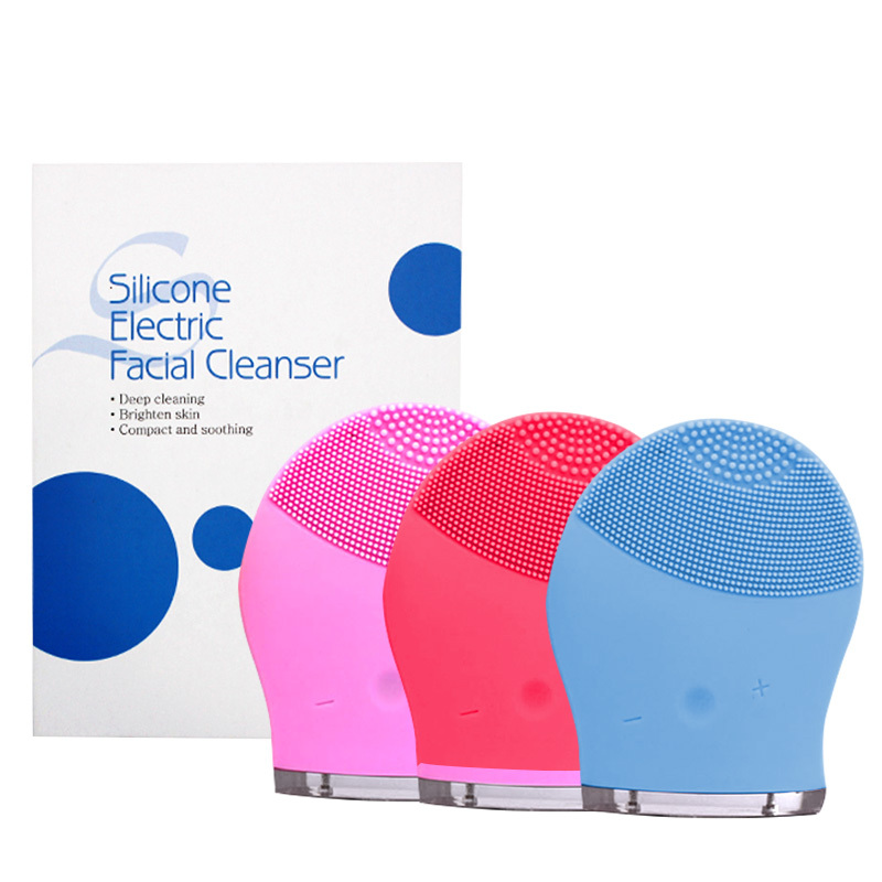 Wholesale Clean Pores And Smooth Skin Silicone Facial Cleansing Brush