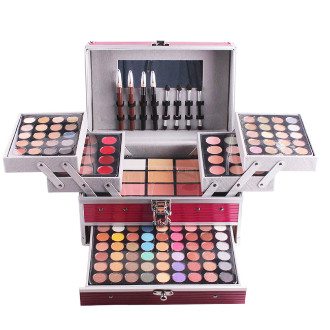 Custom Colorful  Make up Set Wholesale Eye shadow Case makeup set all in one Pigment Eyeshadow Palette