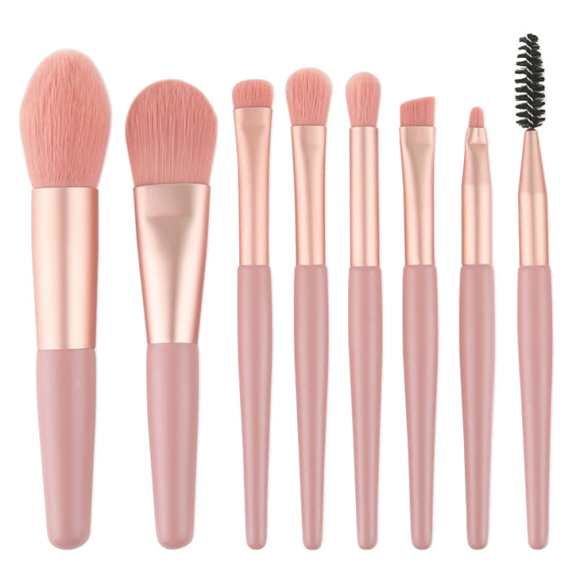 Wholesale pink makeup brush set Cheap brush set makeup mini makeup brush set