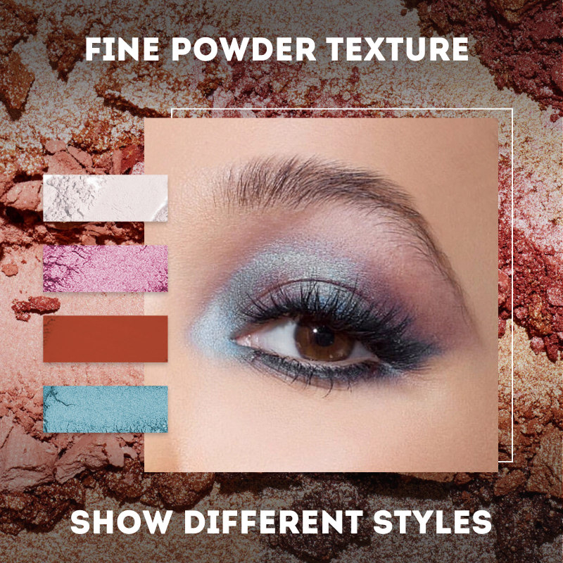 Custom Logo Waterproof Cosmetics Beauty Makeup Shining Eye Shadow