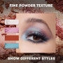 Custom Logo Waterproof Cosmetics Beauty Makeup Shining Eye Shadow