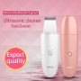Lady Use Facial Skin Cleaner Peeling Ultrasonic Skin Scrubber Spatula