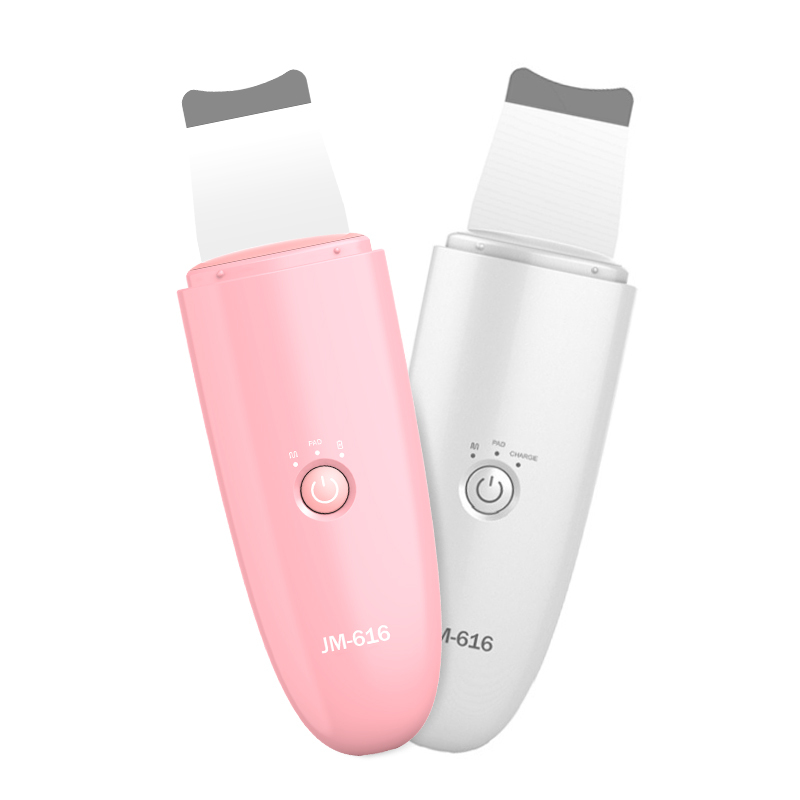 Lady Use Facial Skin Cleaner Peeling Ultrasonic Skin Scrubber Spatula