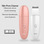 Lady Use Facial Skin Cleaner Peeling Ultrasonic Skin Scrubber Spatula