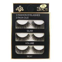 Manufacturer Wholesale 3 Pairs Natural 5D Wholesale False Eyelashes