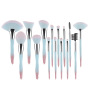 Professional High Quality 15pcs Synthetic makeup brush wholesale makeup set custom makeup brush set
