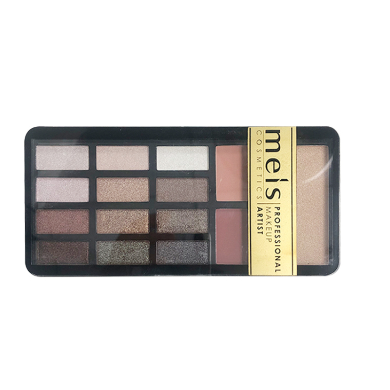 Factory 16 Colors Transparent Plastic Eyeshadow Palette set