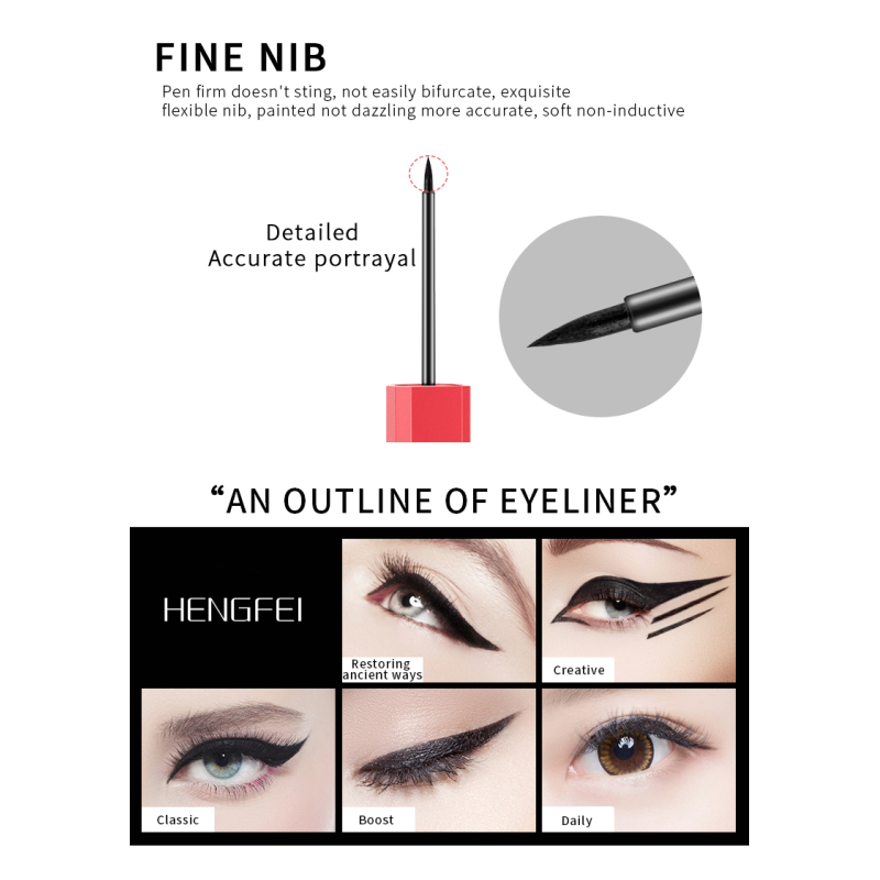 Natural Curling Is Not Easy To Smudge Private Label 2 In 1 Eyeliner And Mascara Set