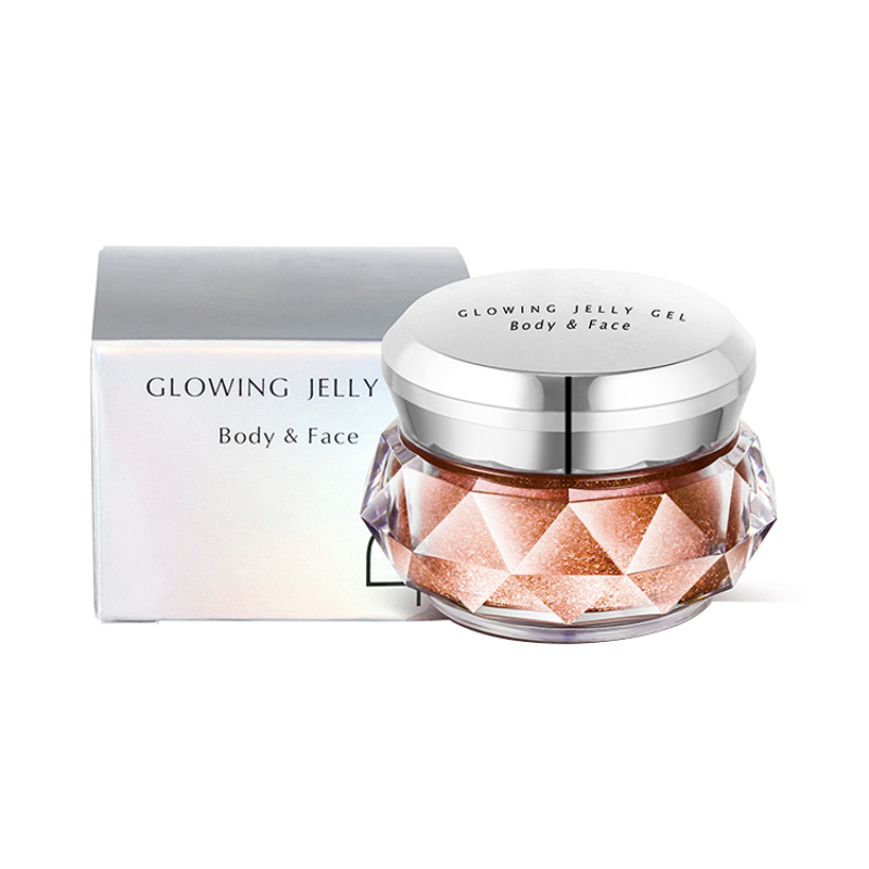 Face Body Beauty Jelly Gel color Private label Makeup Highlighter