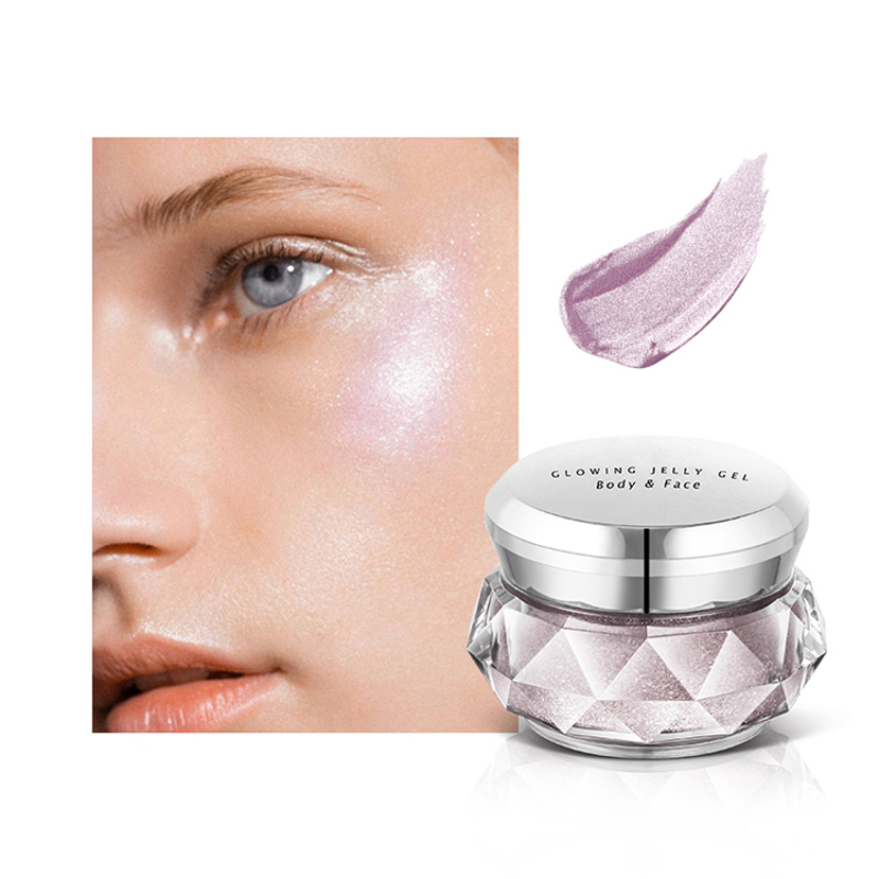 Face Body Beauty Jelly Gel color Private label Makeup Highlighter