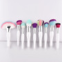 High Quality 22 Pcs Custom Luxury makeup set Vegan White makeup brush set