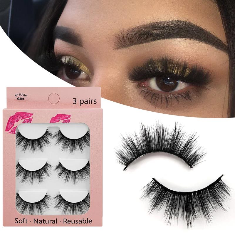 3D Natural And Dense Super Long Women Fake Eyelashes