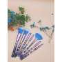 Custom Logo 7 Pcs Pvc Crystal Bag Luxury Pink Makeup Brushes