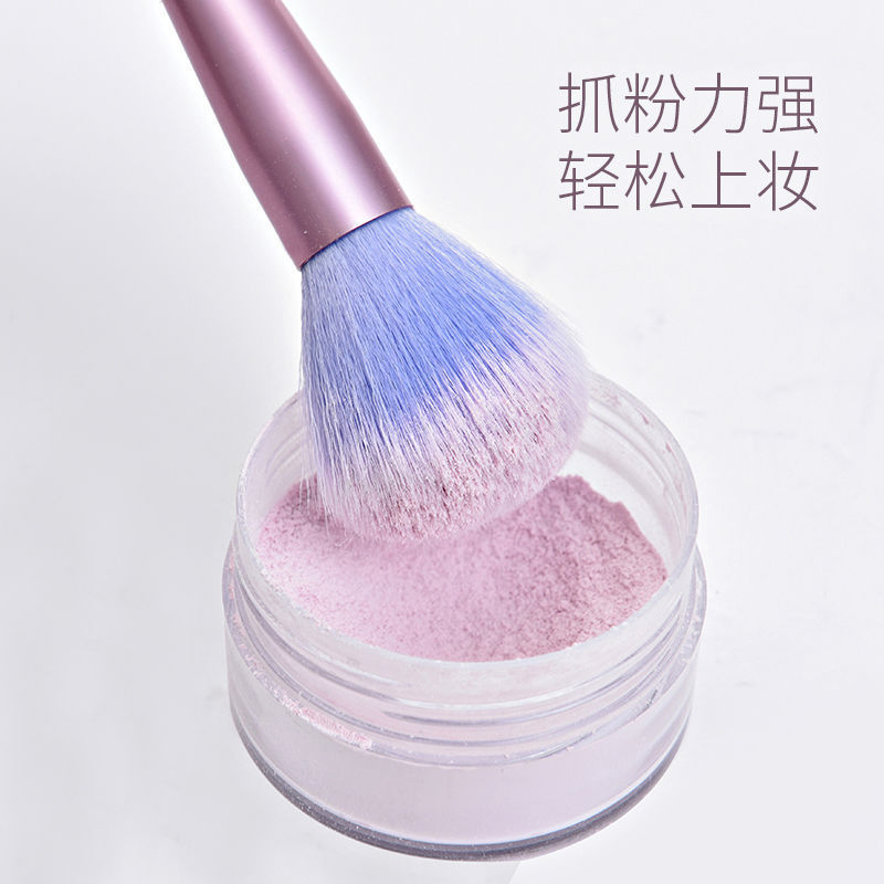 Custom Logo 7 Pcs Pvc Crystal Bag Luxury Pink Makeup Brushes