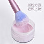 Custom Logo 7 Pcs Pvc Crystal Bag Luxury Pink Makeup Brushes