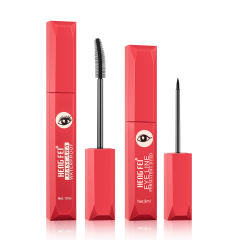 Private Label Naturally Curling And Not Easy To Smudge Waterproof Mascara Eyeliner Set