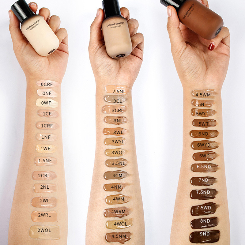 Wholesale Moisturizing Dark Skin Matte Makeup Liquid Foundation