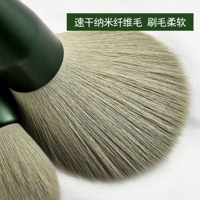 Wholesale 12 piece Professional Unique Green Makeup Brush Set