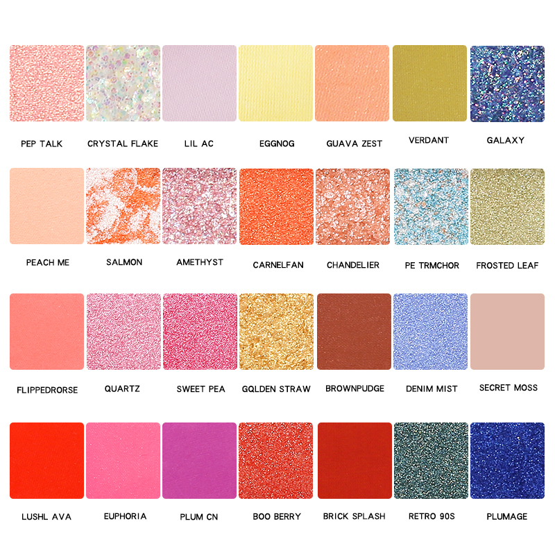 Wholesale Neutral Highly Pigmented Cosmetic Private label Eye Shadow