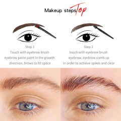 Waterproof Sweatproof Easy To Color Two-Color Dyeing Shaping Dual-Effect Eyebrow Cream