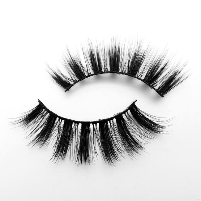 5 Pairs Lashes Private Label 3D faux mink full strip lashes Custom made full strip lashes