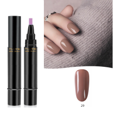 private label Nail Salon Nail Gel Pen Soak Off 3 in 1 UV Gel one step gel pen