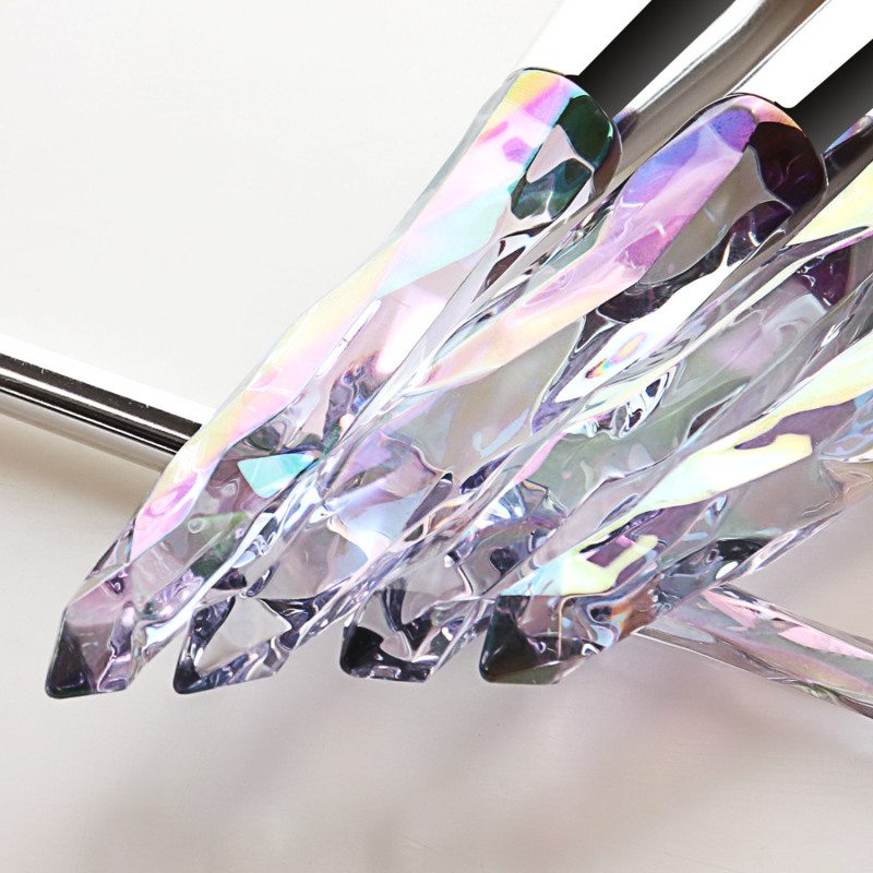 Personalized Synthetic 10 Pcs Private Label Unique High Quality Transparent Makeup Brushes