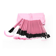24 pcs  Makeup Brush Set Blending Brush Face Powder Blush Eye Shadows Make Up Brushes Kit with Bag