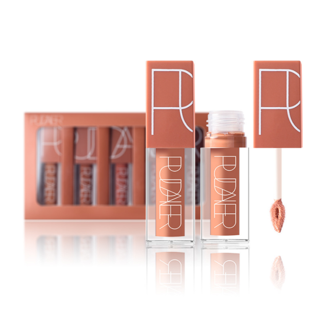 Custom Private Label 5 Colors Velvet Makeup Matte Long Lasting Matte Lip Gloss Set