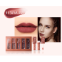 Custom Private Label 5 Colors Velvet Makeup Matte Long Lasting Matte Lip Gloss Set