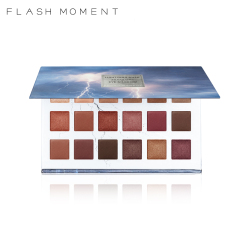 Waterproof Sunset Pumpkin Color Pearl Beauty Glazed Makeup Eyeshadow Palette