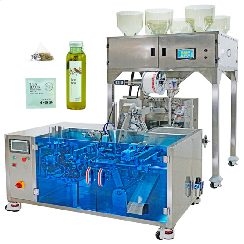Weighing Nylon Pyramid Type Tea Bag Packaging Machine Model :TTP-06
