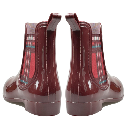 Waterproof Ankle Custom Wellington PVC Rain Boots Womens Wellington Manufacture Shiny Chelsea Wholesale