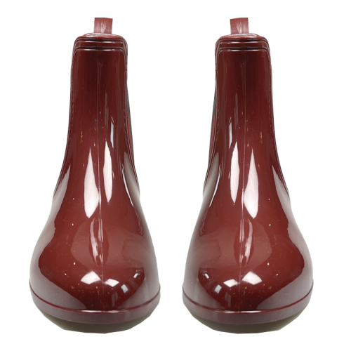 Waterproof Ankle Custom Wellington PVC Rain Boots Womens Wellington Manufacture Shiny Chelsea Wholesale