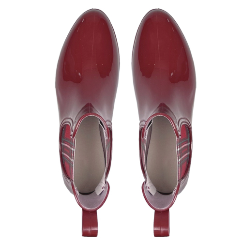 Waterproof Ankle Custom Wellington PVC Rain Boots Womens Wellington Manufacture Shiny Chelsea Wholesale