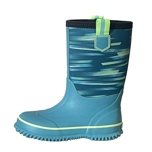 Wholesale Classic Kids Waterproof Durable Rubber Neoprene Outdoor Boots High Waterproof Insulated Rubber Neoprene Rain Boot