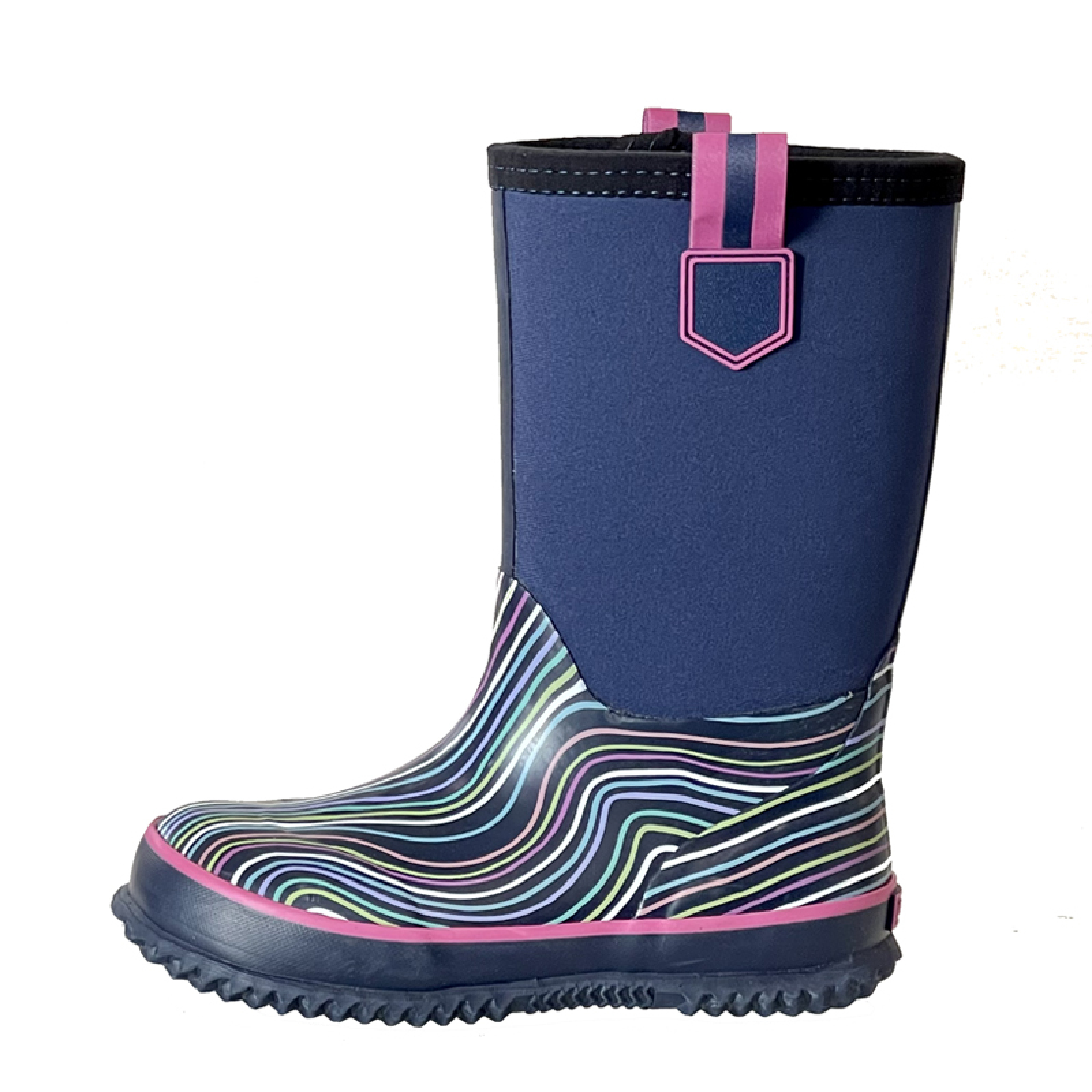 Wholesale Classic Kids Waterproof Durable Rubber Neoprene Outdoor Boots High Waterproof Insulated Rubber Neoprene Rain Boot