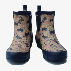 New Style Wholesale Rubber Rain Boots Ladies Chelsea Rain Boots Woman Ankle Boots