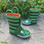 Hot Sale 100% Waterproof Kids Gumboots Kids Rubber Boots with 3D printing