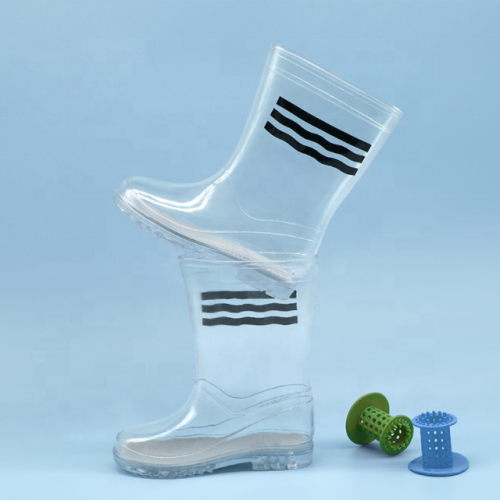 Hot Sale Anti-slip Waterproof Kids Rain Boots PVC Transparent Rain Boots for Children